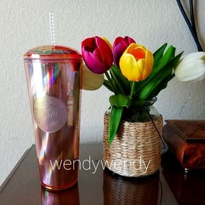 Starbucks overseas PH Rose Gold Grey Pink Veti Dome Tumbler